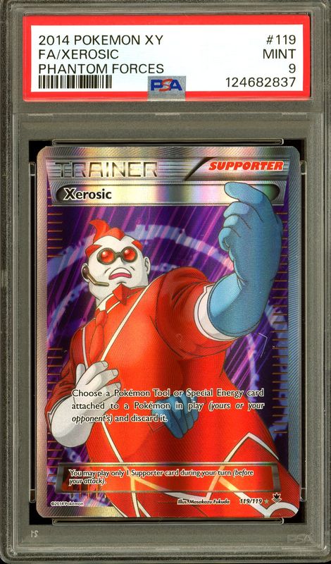 Pokemon Phantom Forces 2014 - Xerosic #119 - PSA 9