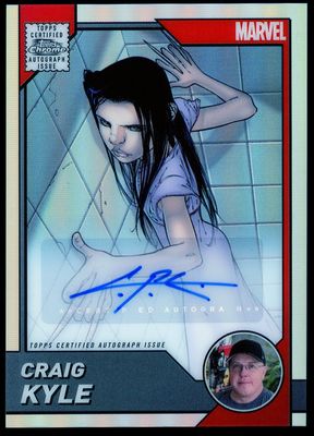 Topps Chrome Marvel 2025 Comic Book Artist &amp; Writer Auto - Craig Kyle #AA-CK