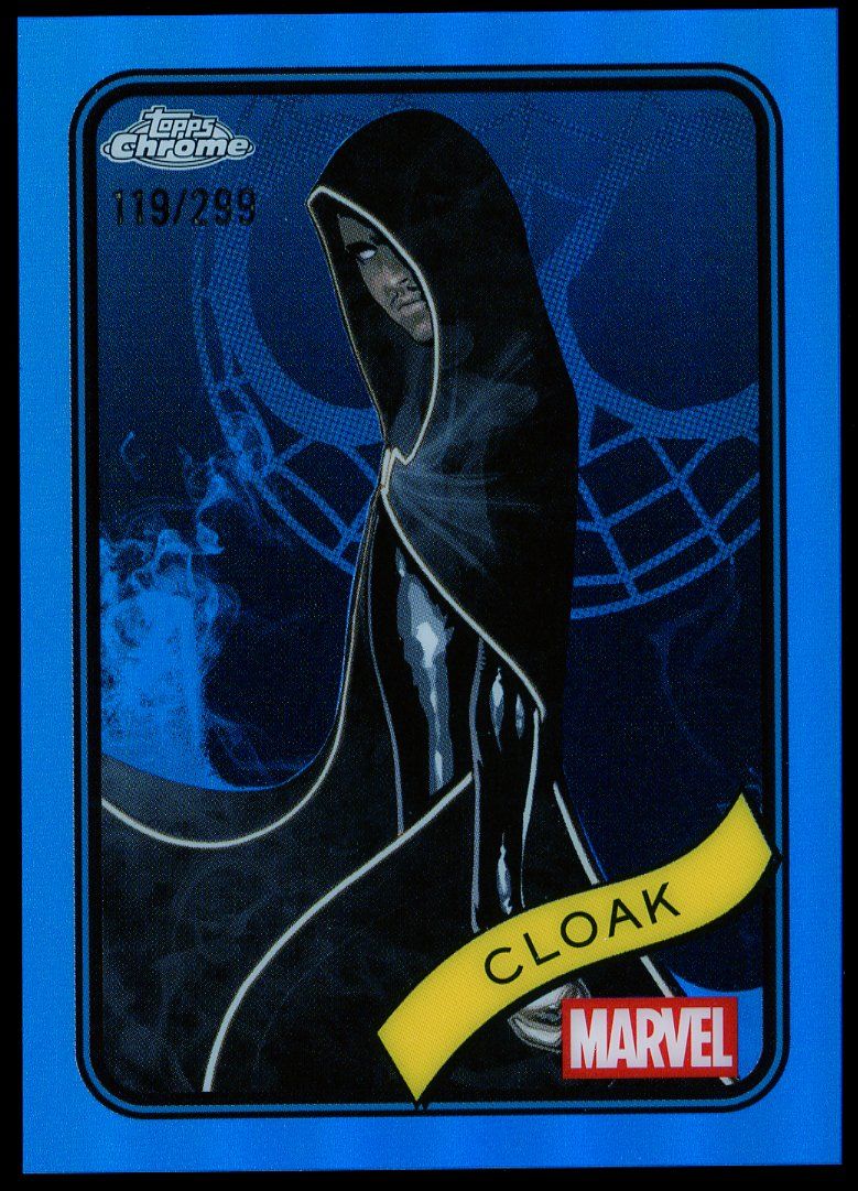 Topps Chrome Marvel 2025 - Cloak 119/299 Blue #62