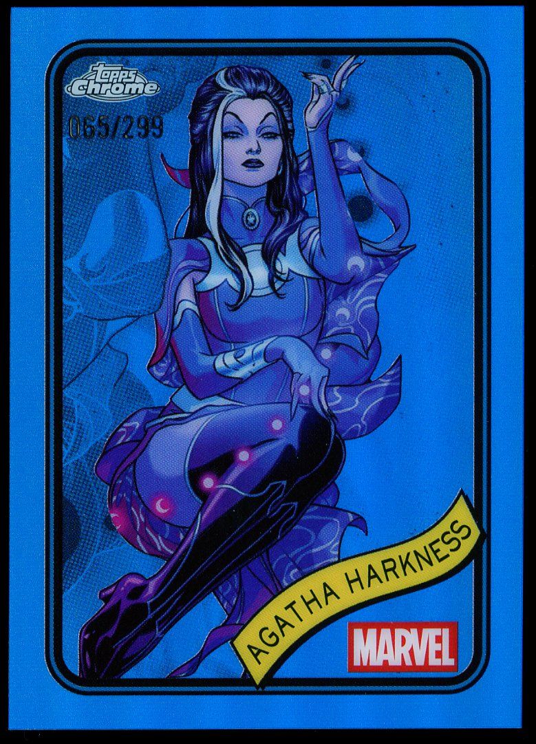 Topps Chrome Marvel 2025 - Agatha Harkness 65/299 Blue #6