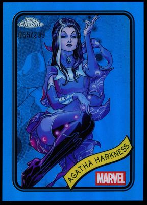 Topps Chrome Marvel 2025 - Agatha Harkness 65/299 Blue #6