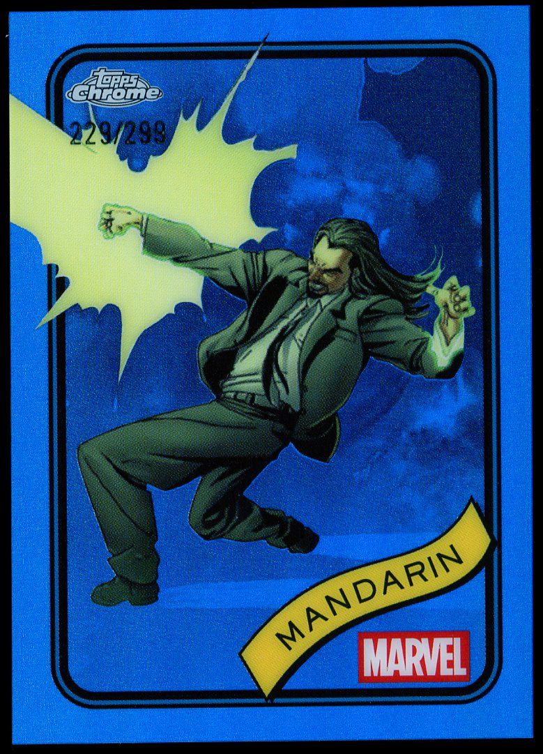 Topps Chrome Marvel 2025 - Mandarin 229/299 Blue #41