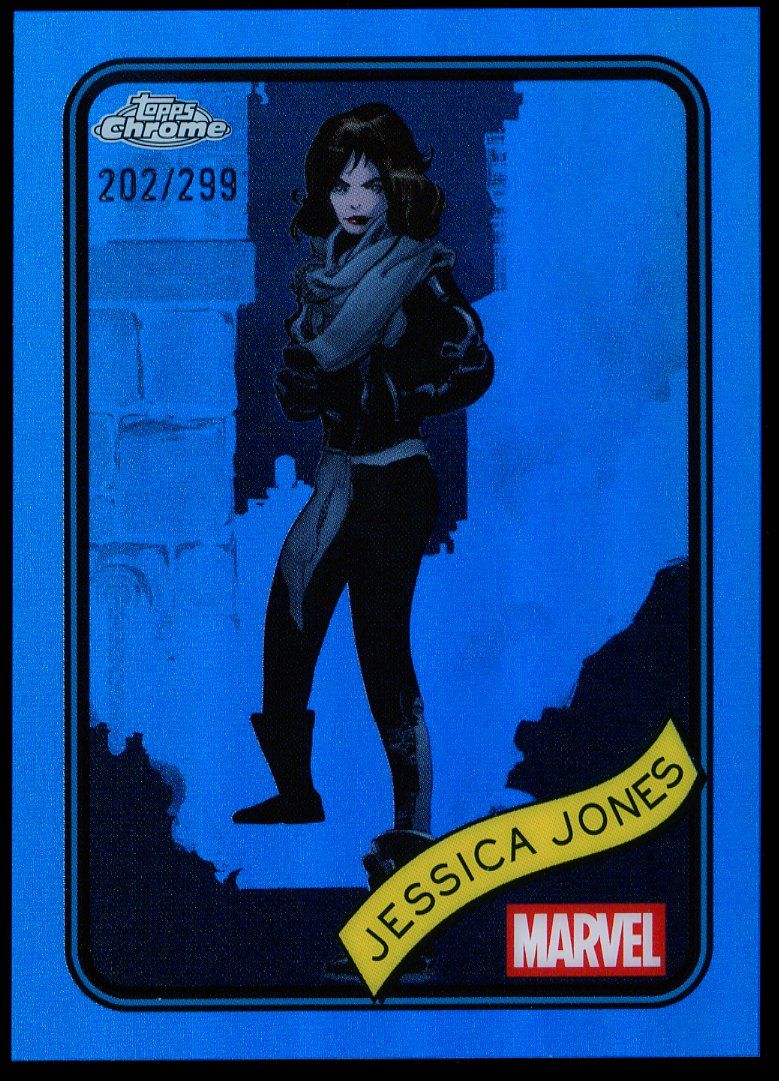 Topps Chrome Marvel 2025 - Jessica Jones 202/299 Blue #69