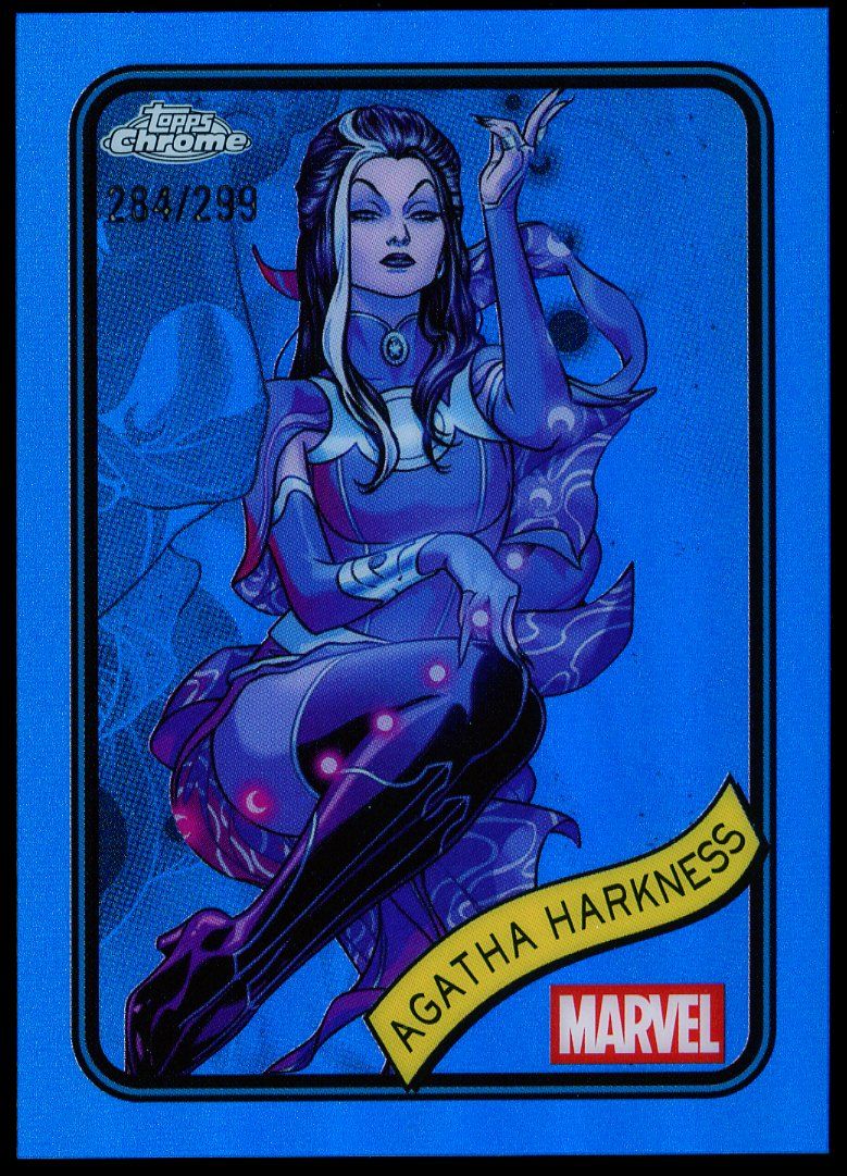 Topps Chrome Marvel 2025 - Agatha Harkness 284/299 Blue #6