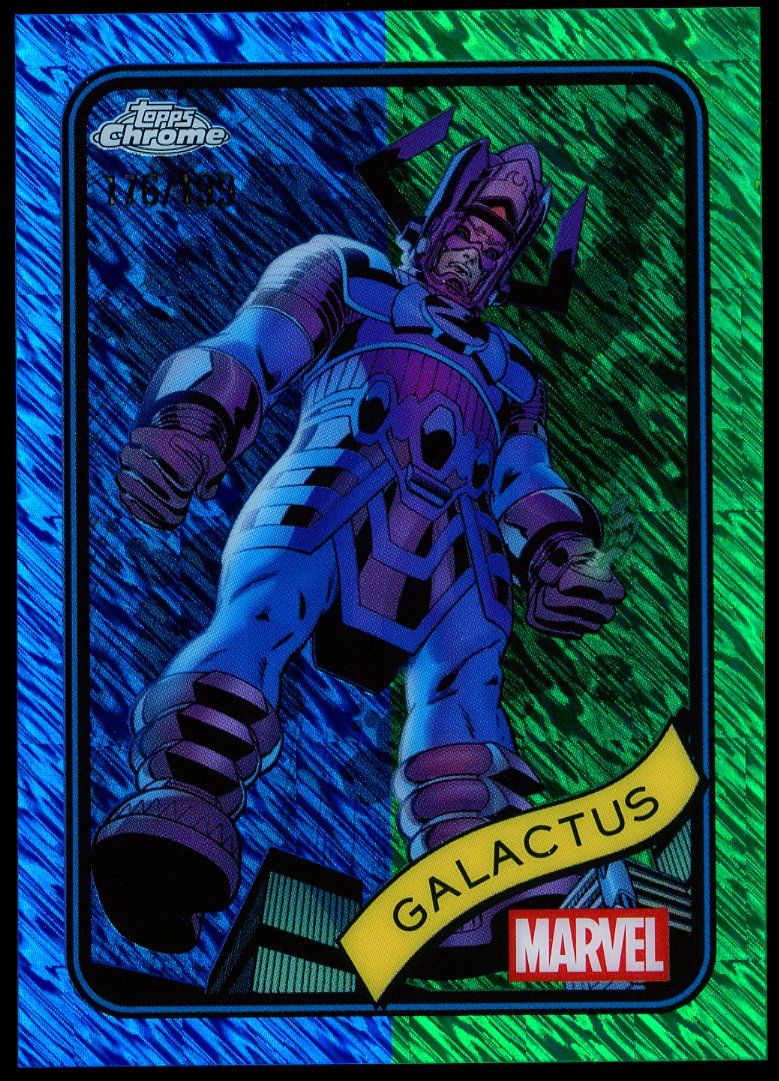 Topps Chrome Marvel 2025 - Galactus 176/199 Blue Green Shimmer #150