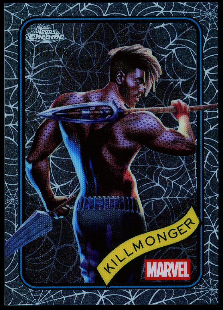 Topps Chrome Marvel 2025 - Killmonger 26/399 Web #34