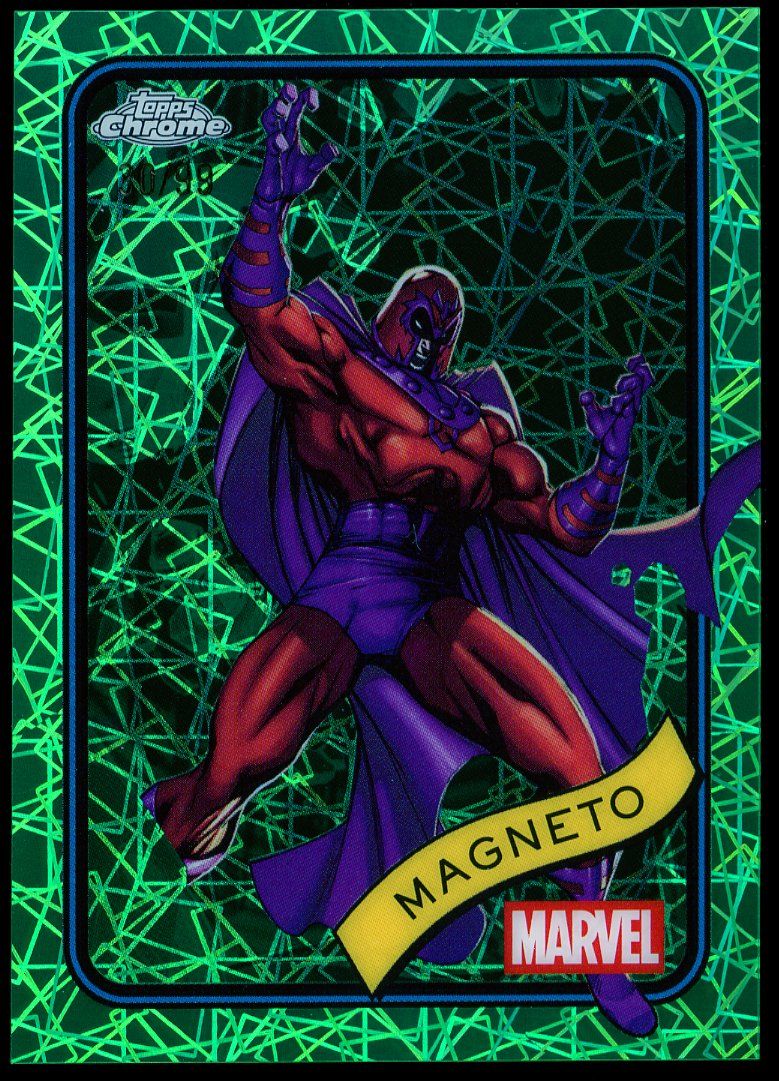 Topps Chrome Marvel 2025 - Magneto 30/99 Green Lazer #169
