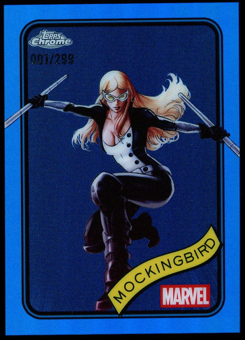 Topps Chrome Marvel 2025 - Mockingbird 1/299 Blue #37