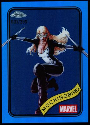 Topps Chrome Marvel 2025 - Mockingbird 1/299 Blue #37