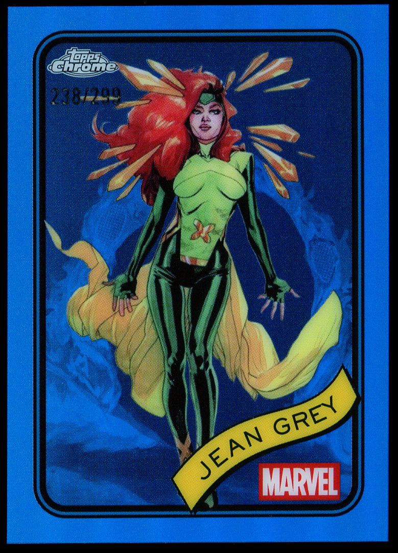 Topps Chrome Marvel 2025 - Jean Grey 238/299 Blue #94