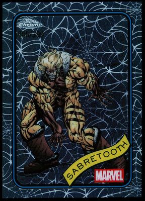 Topps Chrome Marvel 2025 - Sabretooth 86/399 Web #86