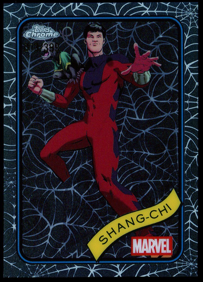 Topps Chrome Marvel 2025 - Shang-Chi 13/399 Web #159
