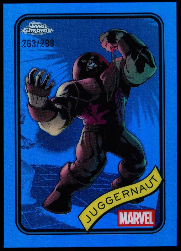 Topps Chrome Marvel 2025 - Juggernaut 263/299 Blue #146