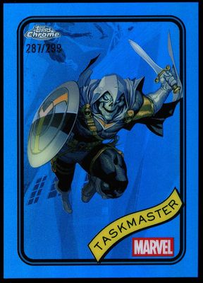 Topps Chrome Marvel 2025 - Taskmaster 287/299 Blue #17