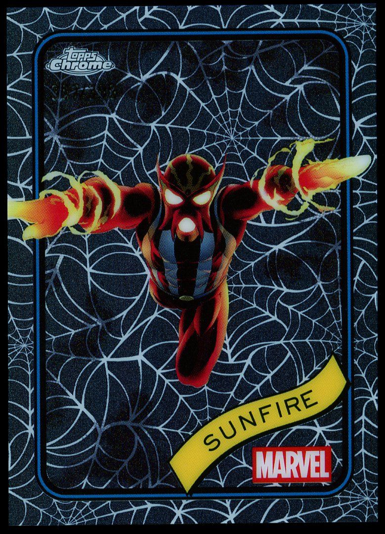 Topps Chrome Marvel 2025 - Sunfire 357/399 Web #22