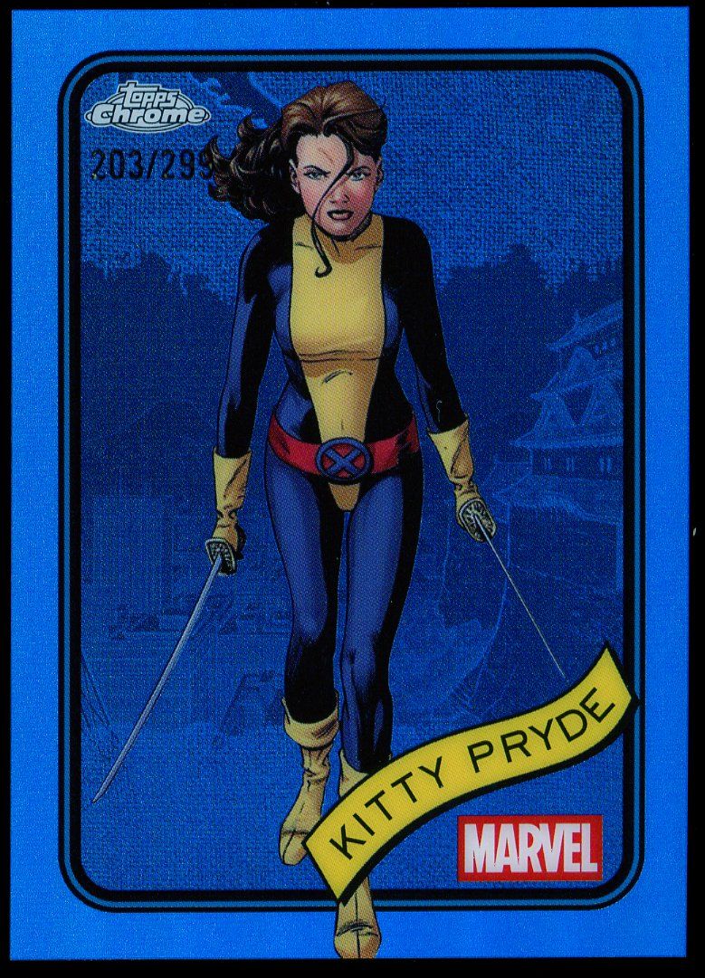 Topps Chrome Marvel 2025 - Kitty Pryde 203/299 Blue #188