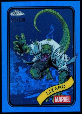 Topps Chrome Marvel 2025 - Lizard 211/299 Blue #85