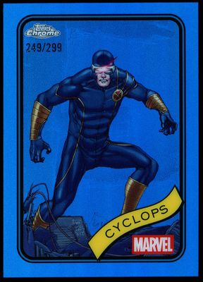 Topps Chrome Marvel 2025 - Cyclops 249/299 Blue #107