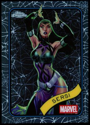 Topps Chrome Marvel 2025 - Sersi 300/399 Web #77