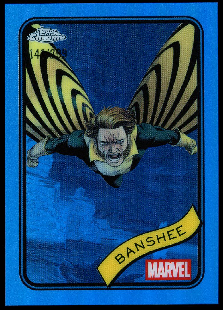 Topps Chrome Marvel 2025 - Banshee 141/299 Blue #38