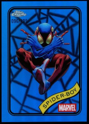 Topps Chrome Marvel 2025 - Spider-Boy 96/299 Blue #57