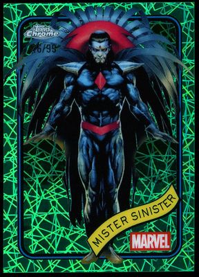 Topps Chrome Marvel 2025 - Mister Sinister 26/99 Green Lazer #155