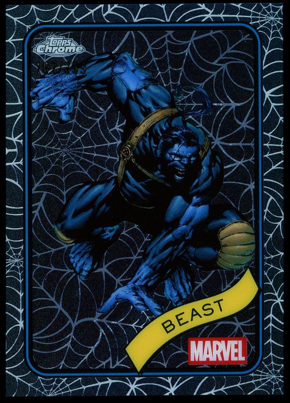 Topps Chrome Marvel 2025 - Beast 162/399 Web #177