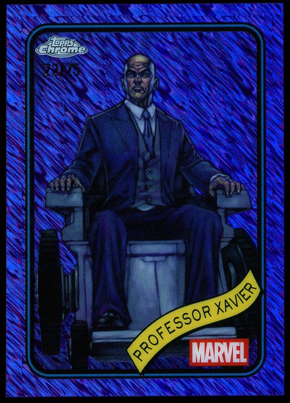 Topps Chrome Marvel 2025 - Professor Xavier 22/75 Purple Shimmer #27