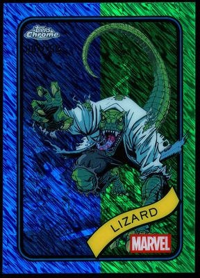 Topps Chrome Marvel 2025 - Lizard 81/199 Blue Green Shimmer #85