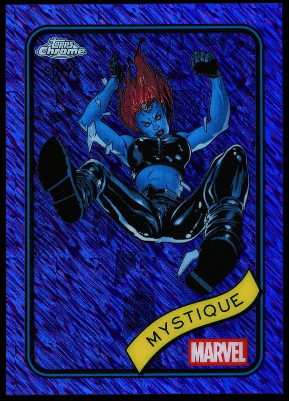 Topps Chrome Marvel 2025 - Mystique 60/75 Purple Shimmer #7