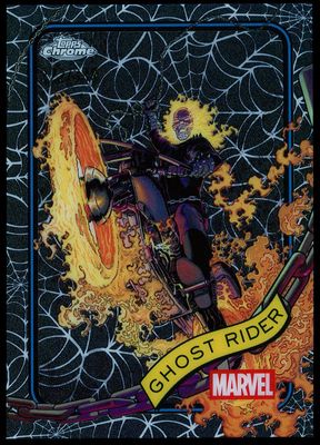 Topps Chrome Marvel 2025 - Ghost Rider 222/399 Web #183