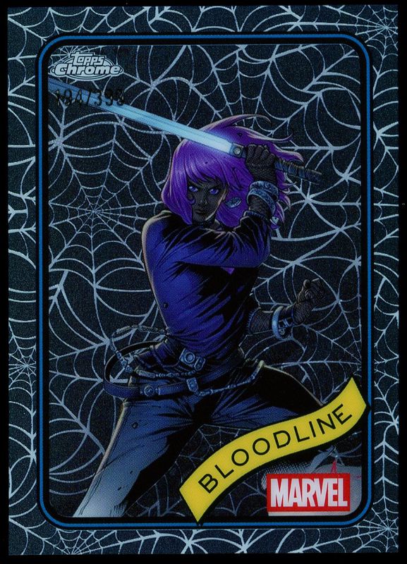 Topps Chrome Marvel 2025 - Bloodline 194/399 Web #9