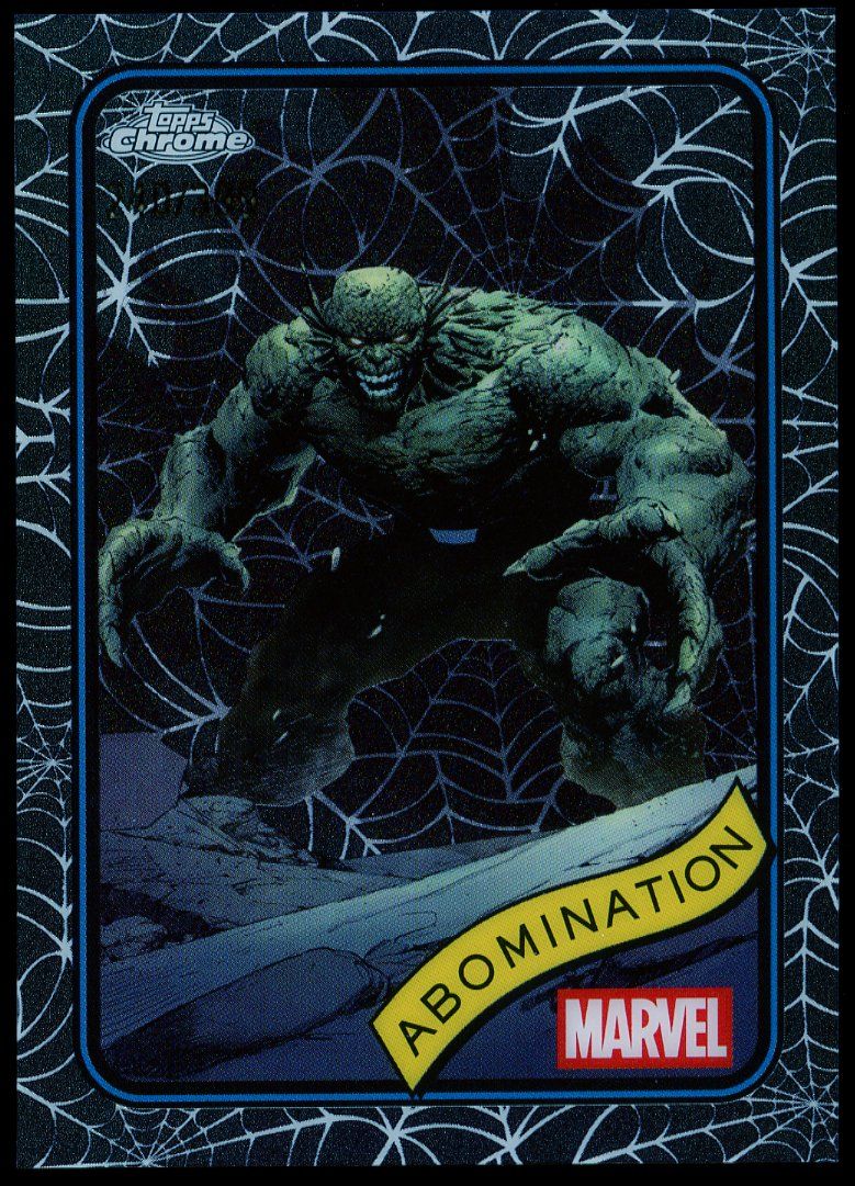 Topps Chrome Marvel 2025 - Abomination 240/399 Web #132