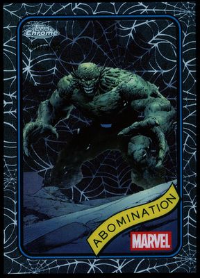 Topps Chrome Marvel 2025 - Abomination 240/399 Web #132