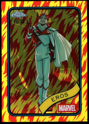 Topps Chrome Marvel 2025 - Eros 16/39 Human Torch #3