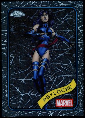 Topps Chrome Marvel 2025 - Psylocke 220/399 Web #135