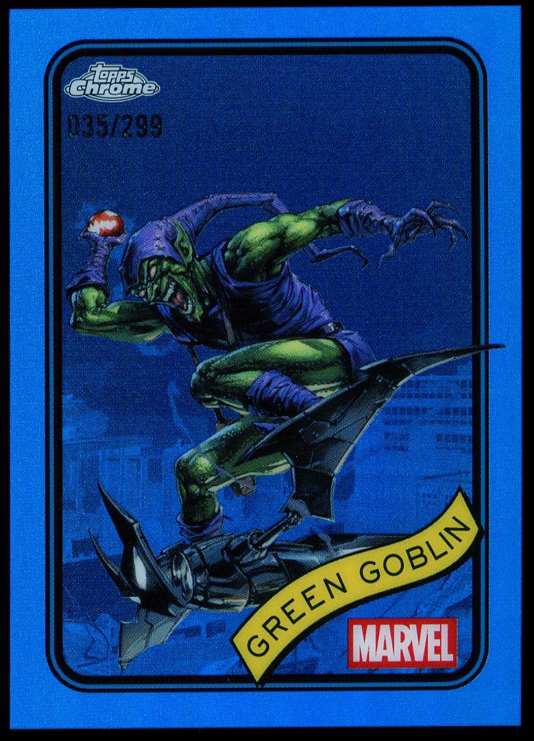Topps Chrome Marvel 2025 - Green Goblin 35/299 Blue #161
