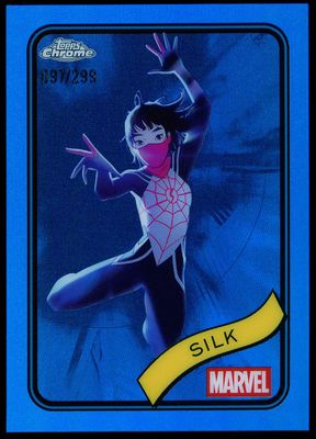 Topps Chrome Marvel 2025 - Silk 97/299 Blue #108