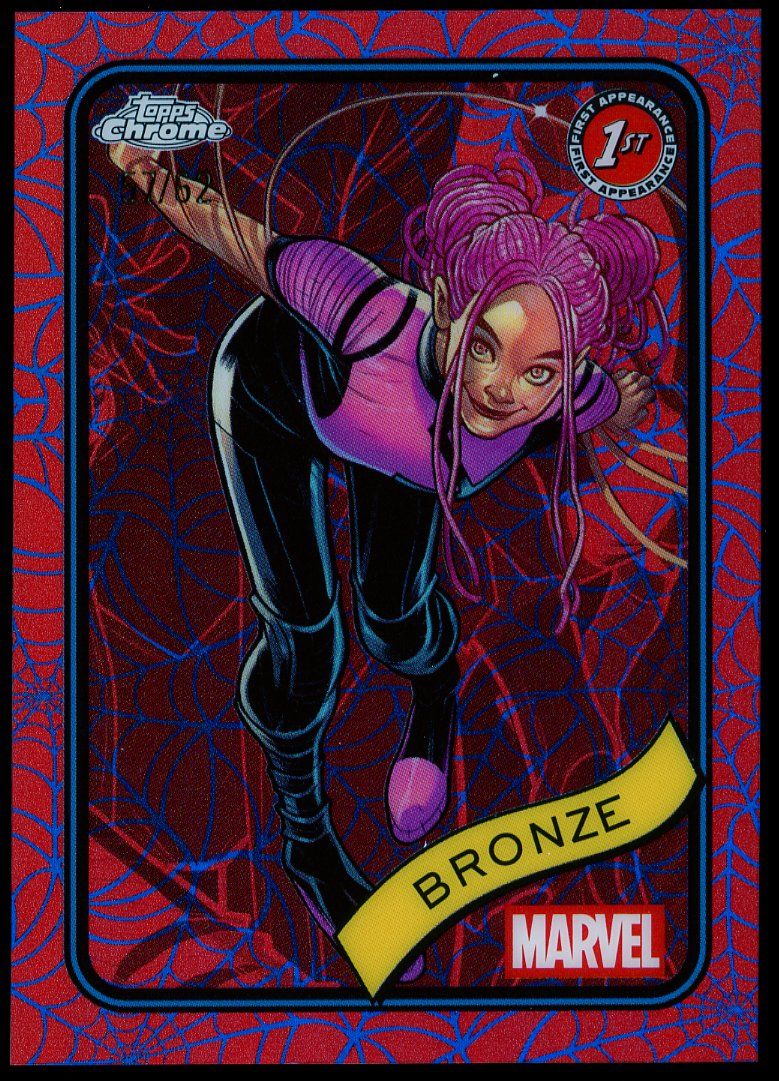 Topps Chrome Marvel 2025 - Bronze 57/62 Blue Red Web #190