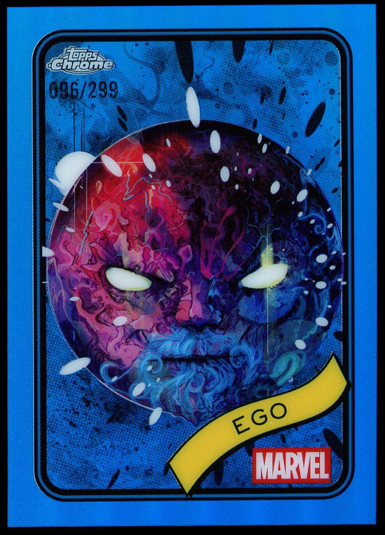 Topps Chrome Marvel 2025 - Ego 96/299 Blue #55