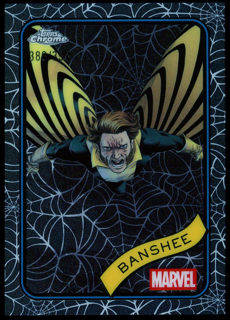 Topps Chrome Marvel 2025 - Banshee 386/399 Web #38