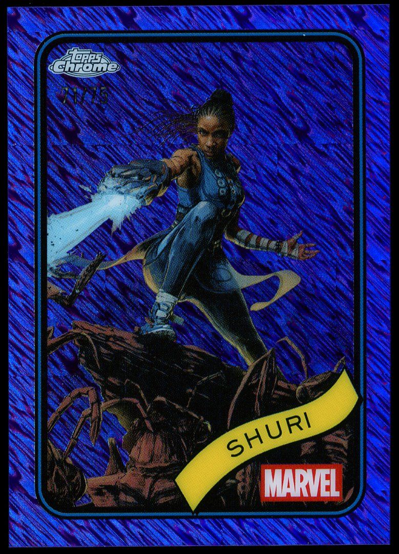 Topps Chrome Marvel 2025 - Shuri 71/75 Purple Shimmer #96