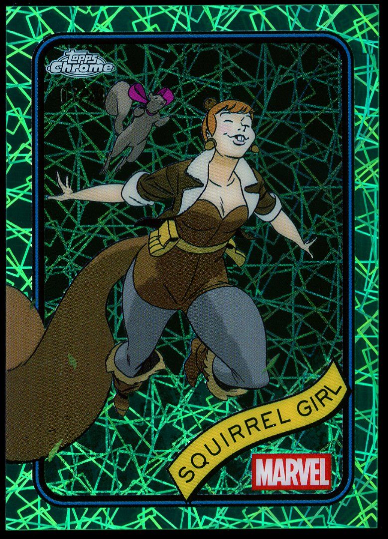 Topps Chrome Marvel 2025 - Squirrel Girl 44/99 Green Lazer #44
