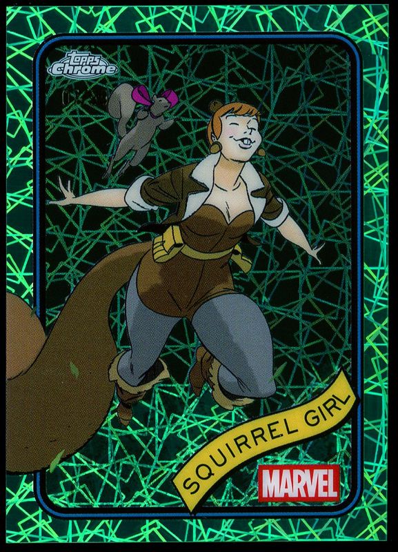Topps Chrome Marvel 2025 - Squirrel Girl 44/99 Green Lazer #44