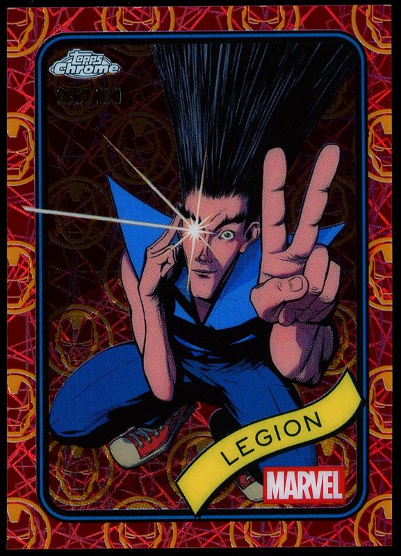 Topps Chrome Marvel 2025 - Legion 100/100 Red Gold Lazer #191