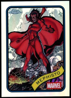 Topps Chrome Marvel 2025 - Mephisto Refractor #102