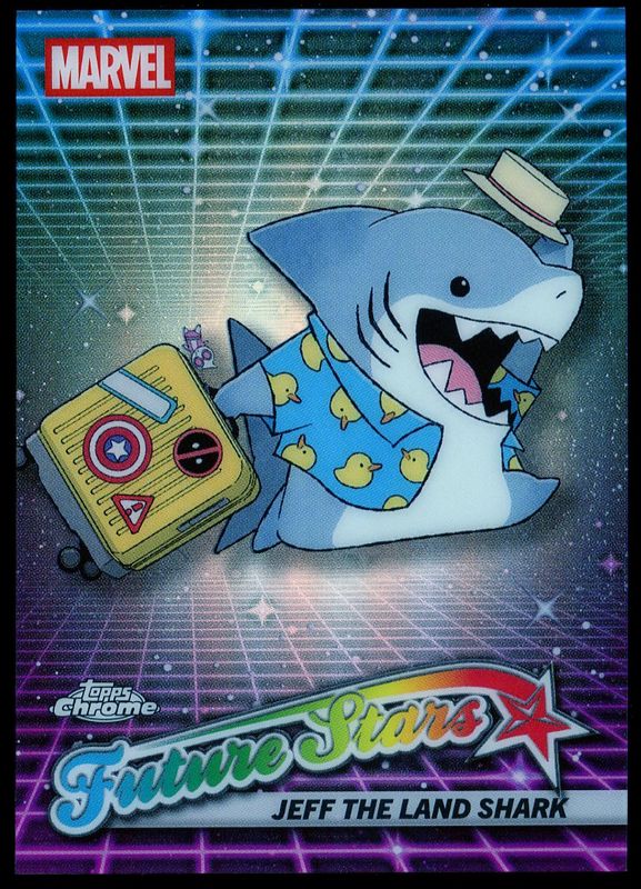 Topps Chrome Marvel 2025 Future Stars - Jeff The Land Shark #FS-6