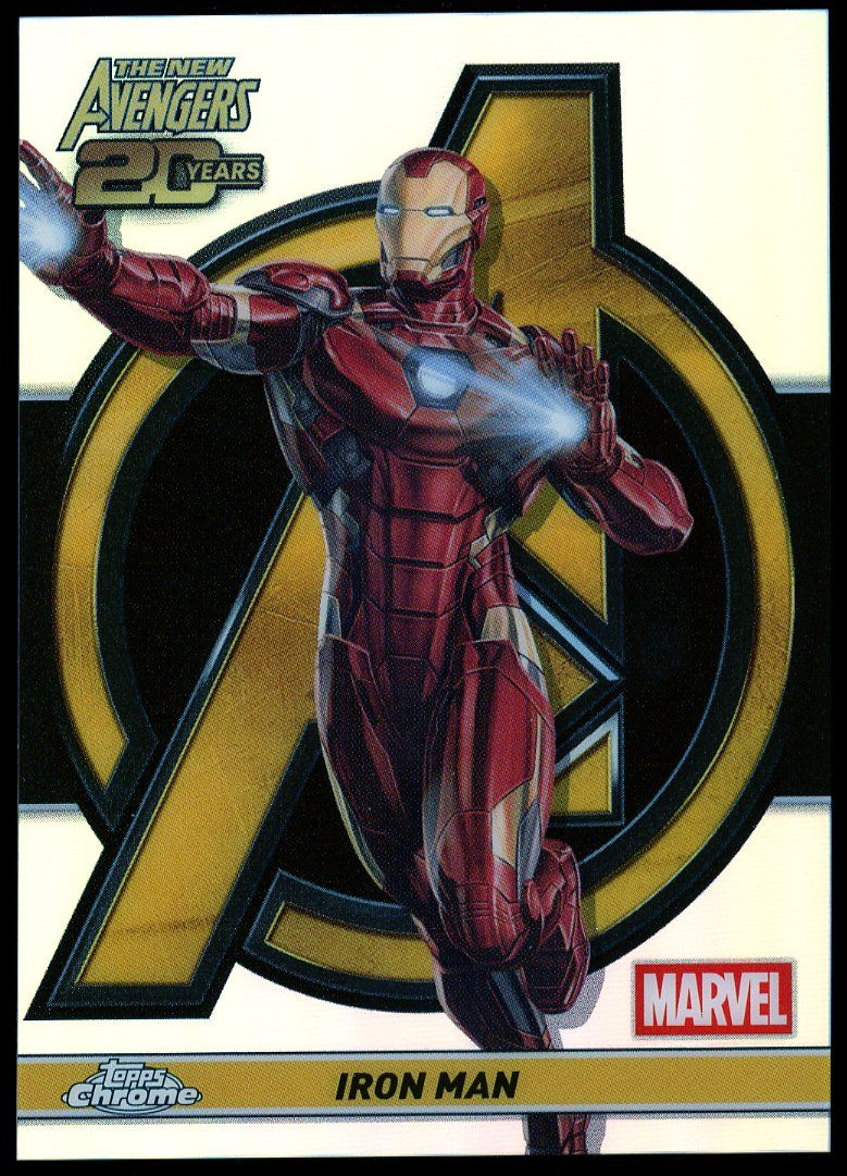 Topps Chrome Marvel 2025 New Avengers 20th Anniversary - Iron man #AV-9