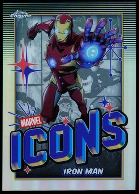 Topps Chrome Marvel 2025 Icons - Iron Man #MI-7