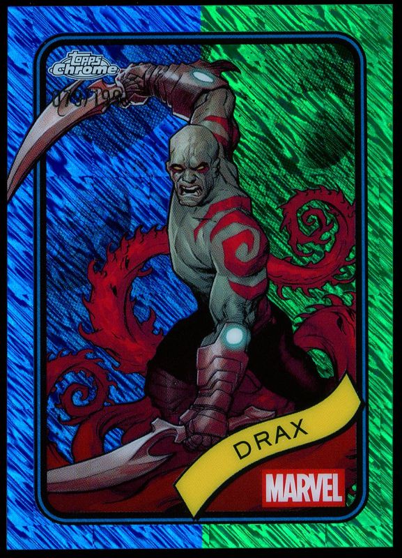 Topps Chrome Marvel 2025 - Drax 79/199 Blue Green Shimmer #184